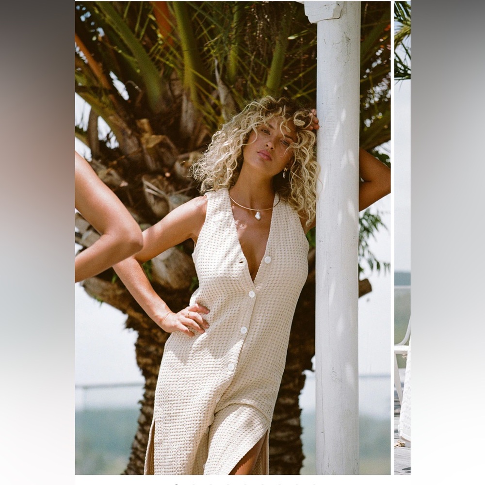 Sabo Tala Dress Beige NWT